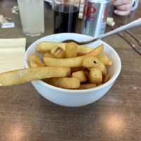 Chips  at Engine Shed Restaurant in Pickering