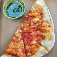 Tomato and pesto garlic bread at  Prego in East Cowes