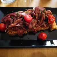 Nice onion bread at Cote Rue in Marseille