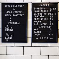 Speciality coffee   at Mama Carmen's - Blanquerna in Mallorca