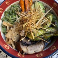 Vegan miso ramen   at Tei Sushi in San Jose Del Cabo