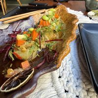 Vegan Fufi roll - mushy and my friend said it was disgusting  at Tei Sushi in San Jose Del Cabo