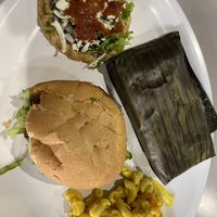 Plato de buffet  at Veganion in Mexico City