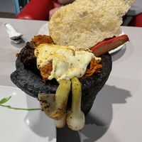 Molcajete  at Veganion in Mexico City