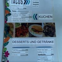 menu p 1 german  at Veganion in Mexico City