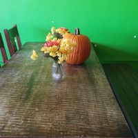Fall decor......festive at Kale Cafe Vegan Kitchen in Daytona Beach