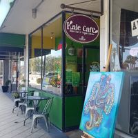 Outside at Kale Cafe Vegan Kitchen in Daytona Beach