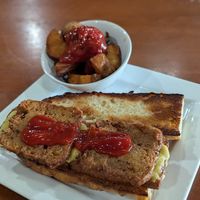 Breakfast Sandwich at Kale Cafe Vegan Kitchen in Daytona Beach