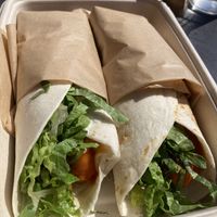 Mini Buffalo wraps, no so mini!  at Veggie Grill by Next Level in Westlake Village