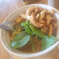 Boat noodles - very intresting never tried before and pretty good 7. 5/10 at Kem-Kon KhaoSan (เข้ม-ข้น ข้าวสาร) in Bangkok