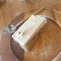 Carrot cake - 5/10 The crumb is a bit too stiff at Kem-Kon KhaoSan (เข้ม-ข้น ข้าวสาร) in Bangkok