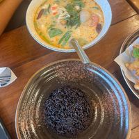 Tom hum with rice at Kem-Kon KhaoSan (เข้ม-ข้น ข้าวสาร) in Bangkok