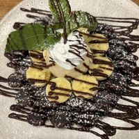 Chocolate volcano waffles   at Kem-Kon KhaoSan (เข้ม-ข้น ข้าวสาร) in Bangkok