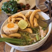 Sukhothai Tom Yum Noodles  at Kem-Kon KhaoSan (เข้ม-ข้น ข้าวสาร) in Bangkok