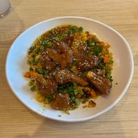 Orange Cauliflower bowl  at Native Foods in Glendale