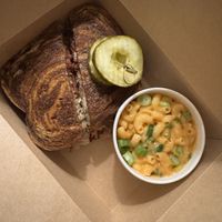 Ruben and Mac + cheeses   at Native Foods in Glendale
