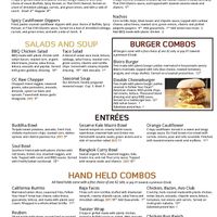 Menu at Native Foods in Glendale