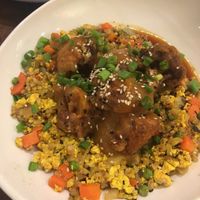 Orange Cauliflower  at Native Foods in Glendale