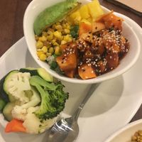 Kids Buddha Bowl w/steamed veggies  at Native Foods in Glendale