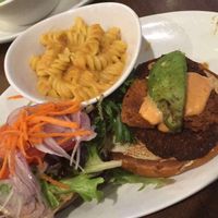 Chicken, Bacon Avo club w/ mac n cheese at Native Foods in Glendale