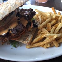 Menu of the month sandwhich  at Native Foods in Glendale