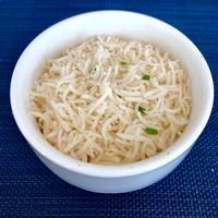 Steamed jasmine rice at Envy  in Dubai