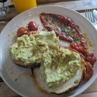 Smashed avocado at Perch'd in Mandurah