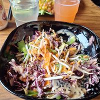 Vegan salad with mixed vegetables at Yume Streetfood in Laval