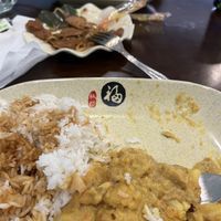 Curry chicken lunch special  at Chen Vegetarian House in West Reading