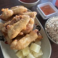 Great dipping sauces!  at Chen Vegetarian House in West Reading