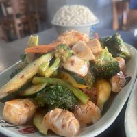 Some seafood thing. Wonderful   at Chen Vegetarian House in West Reading