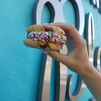 ice cream sandwich  at Strawberry Blonde Bakery in Ottawa
