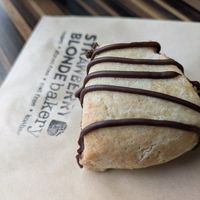Chocolate scone at Strawberry Blonde Bakery in Ottawa