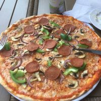 Gluteus maximus at Pizzeria Fellini in Stockholm