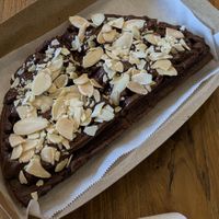 Double Dark Almond Sacred Waffles at Sacred Cacao in Canggu