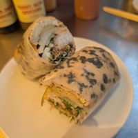 Caramelised tofu roll (vegan) at Knees To Chin  in Antwerpen