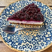 Cheesecake 🌱  at Luma Local Brunch in Mallorca