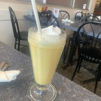 Dole Pineapple milkshake   at Clifton Hill Family Restaurant in Niagara Falls