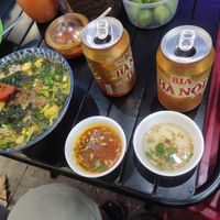 Noodle soup at Tam Khoi Vegetarian Foods in Hanoi