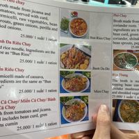   at Tam Khoi Vegetarian Foods in Hanoi