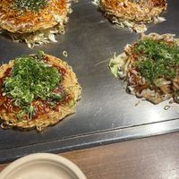  at Okonomiyaki ChinChiKuRin in Hatsukaichi