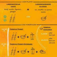 Menu page 1 (FR) at Yummy Brochettes in Laval