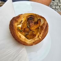 Pumpkin 'quiche' at Underdogs' Café in Prague