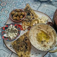 Vegan chakchuka (jardin majorelle) at Finnieston Fez in Glasgow