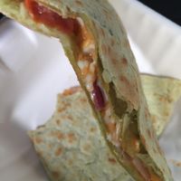Cheese quesadilla I can't believe how real it tastes to real cheese quesadilla  at The Olive Branch Cafe in Lewiston