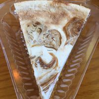 Peanut butter cheezcake with carob chips at The Olive Branch Cafe in Lewiston