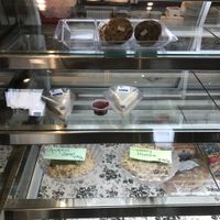 Deli case at The Olive Branch Cafe in Lewiston