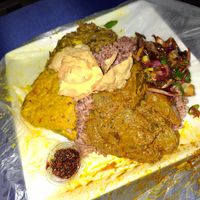 Buffet dishes to go with rice at Gami Gedara - ගැමි ගෙදර in Dambulla