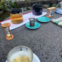 Tea tasting at Azores Essentials Lda at Chalet da Tia Mercês in Sao Miguel