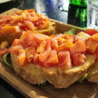 Bruschetta al pomodoro at Il Tulipano Nero in Rome